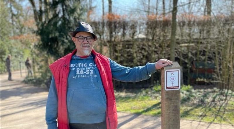 Wandelen langs het dierenpark